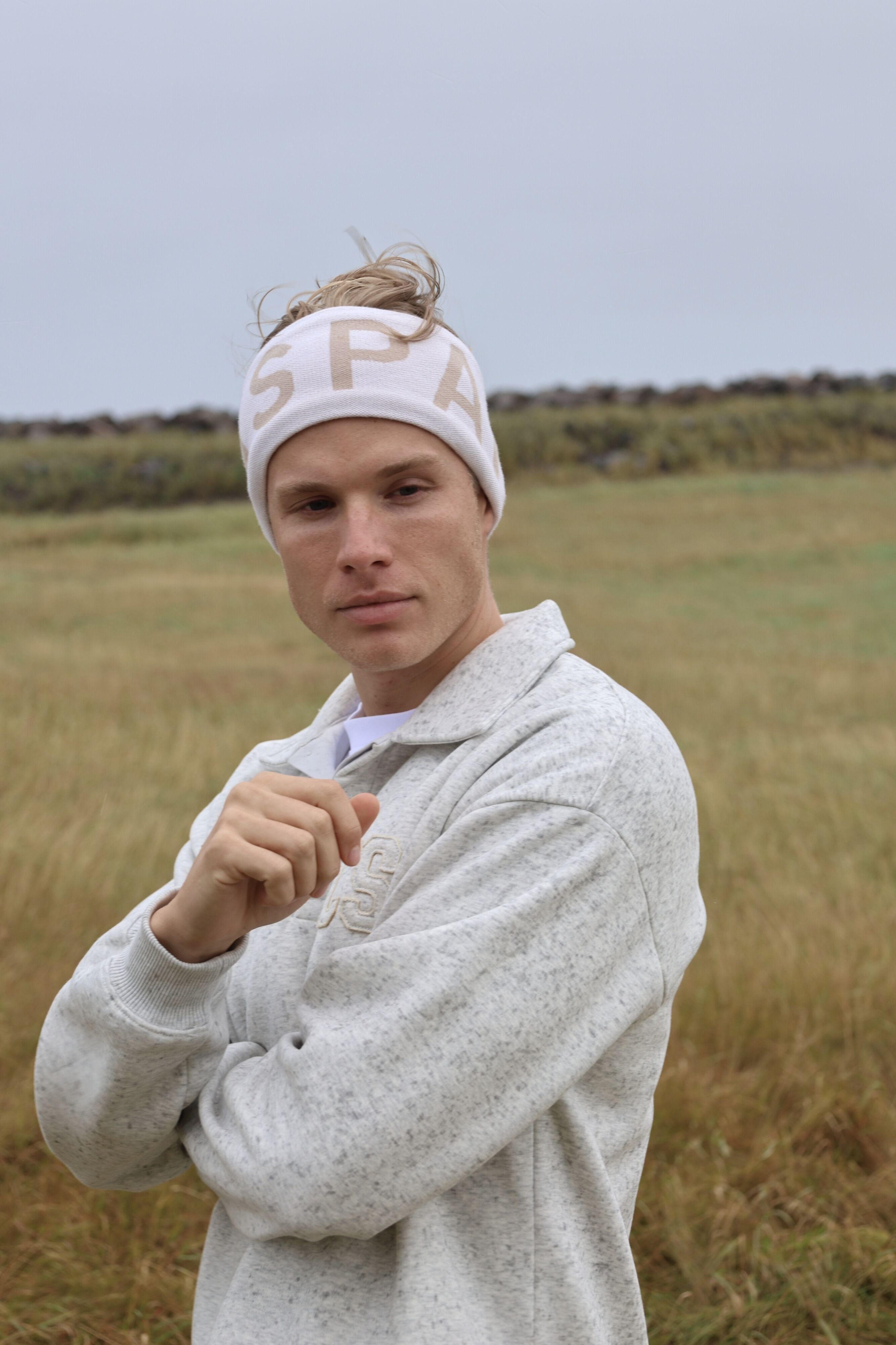SKI Headband - Creme